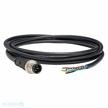 TELEMECANIQUE SENSORS Cordset 6.56 ft Black 250VAC/300VDC, 19MJ20