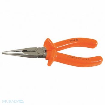 ITL Needle Nose Plier 8 L Serrated, 19MU91