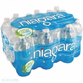 NIAGARA Bottled Water 24 Bottles Case PK1596, 40ZJ77