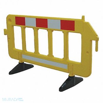 GRAINGER APPROVED Barrier Guard Poly 77-1/2x39-3/4 Yellow, 19N881