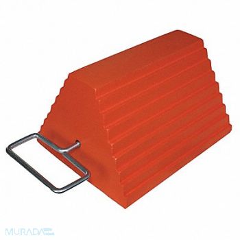 GRAINGER APPROVED Wheel Chock Rubber W 9-1/4 In H 6 In, 19P541