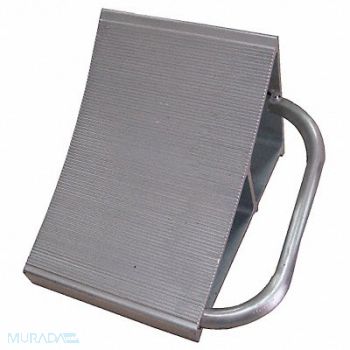 GRAINGER APPROVED Wheel Chock Alum W 7 In H 8 In, 19P543