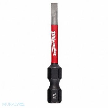 MILWAUKEE Insert Bit 1/4 Slotted 6-8 2, 19RK10