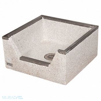 TERRAZZO-WARE TerrazzoWare MopSink Squr 20inx20inx4in, 19RU56