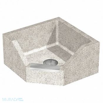 TERRAZZO-WARE TerrazzoWare MopSink Cornr 20inx20inx4in, 19RU59