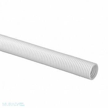 D-LINE Corrugated Split-Loom Tubing 1 4 ft Whi, 19RZ78