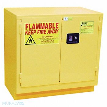 JAMCO Flammable Safety Cabinet 22 gal Yellow, 515X43