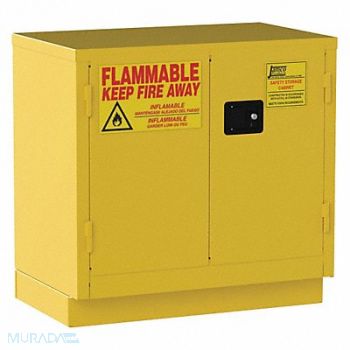 JAMCO Flammable Safety Cabinet 22 gal Yellow, 515X57