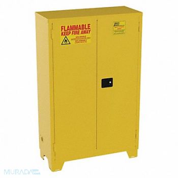 JAMCO Flammable Safety Cabinet 45 gal Yellow, 19T283