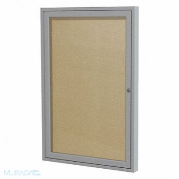 GHENT Enclosed Bulletin Board Tack 36x36 In., 8EPT4