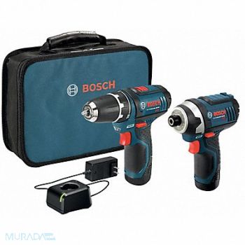 BOSCH Cordless Combo Kit 12.0 V 2 Tools 2 Batt, 19TT04