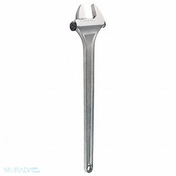 CHANNELLOCK Adj. Wrench Steel Chrome Vanadium 30, 19TT63