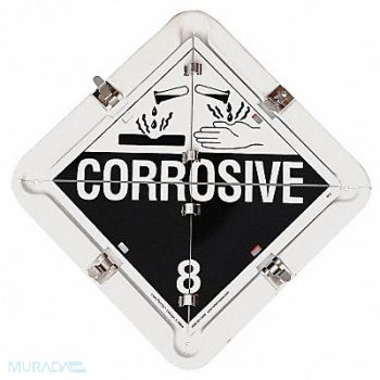 LABELMASTER Full Frame Flip Placard Holder 13-1/2 H, 19TZ98