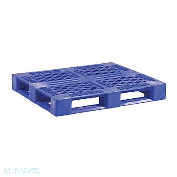 GRAINGER APPROVED Pallet 5 000 lb 48 in L 40 in W Blue, 19UC17