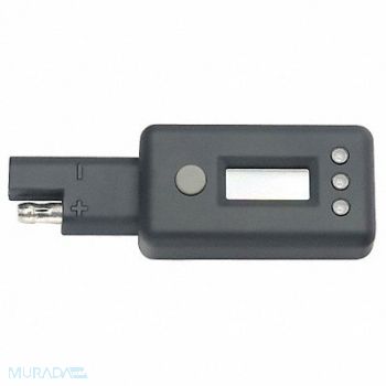 BATTERY TENDER Voltage Meter LCD No AC Cord Plastic, 19XM23