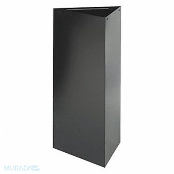 SAFCO Trash Can Triangular 21 gal Black, 19YA08