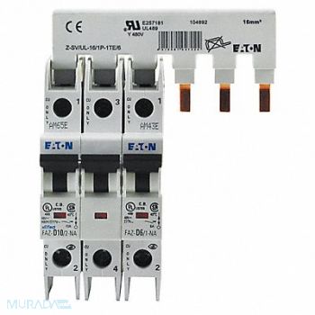 EATON Bus Bar 80A 3 Poles 6 Term 40A Frame, 19YG97