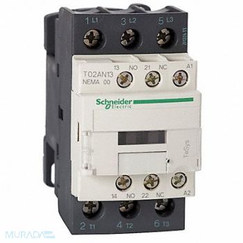 SCHNEIDER ELECTRIC NEMA Magnetic Contactor 9A 120VAC NEMA00, 19YH61