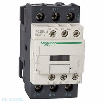 SCHNEIDER ELECTRIC NEMA Magnetic Contactr 18A 120VAC NEMA 0, 19YH73