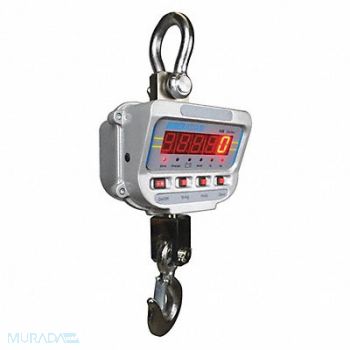 ADAM EQUIPMENT Crane Scale LED 5000kg/10 000 lb Cap., 19YN71