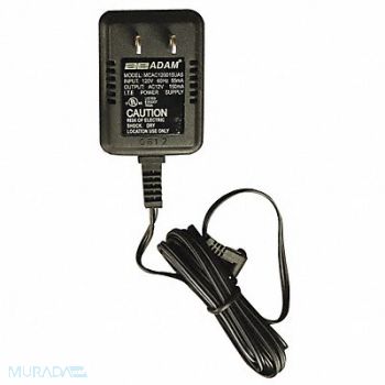 ADAM EQUIPMENT AC Adapter 3 ft Cord 120V AC UL Listed, 19YP12