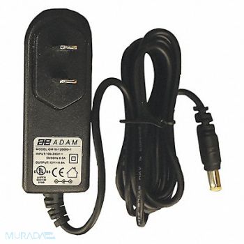 ADAM EQUIPMENT AC Adapter 3 ft Cord 120V AC UL Listed, 19YP13