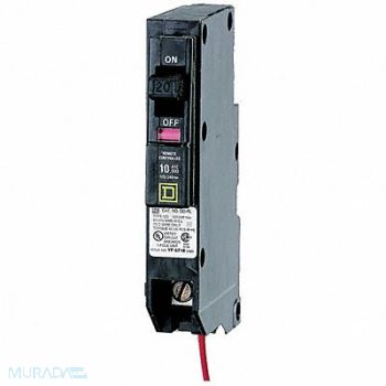 SCHNEIDER ELECTRIC Circuit Breaker 20A Plug In 120/240V 1P, 19YP30