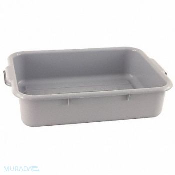 CRESTWARE H6051 Bus Tub Polypropylene Gray, 19YU56