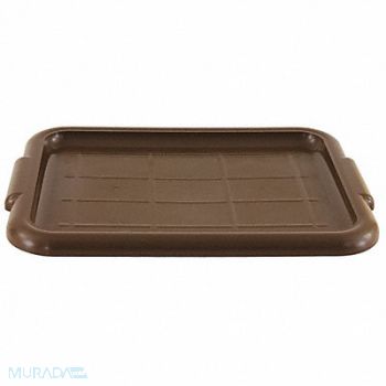 CRESTWARE H6053 Bus Tub Lid Polypropylene Brown, 19YU61