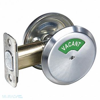 YALE Deadbolt w/Thumbturn Satin Chrome, 19YU80