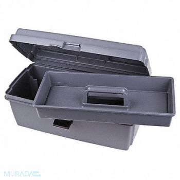FLAMBEAU Plastic Tool Box 16 5/8 in, 19YZ85