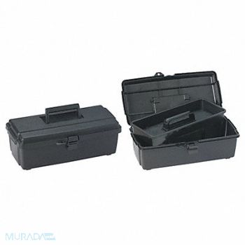 FLAMBEAU Plastic Tool Box 14 1/2 in, 19YZ98