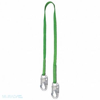 HONEYWELL MILLER Positioning Lanyard Green Fixed, 19Z713
