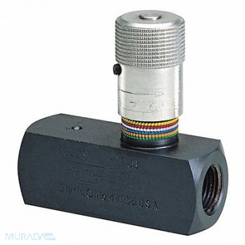 PARKER Flow Control Valve Steel 3/8-18 8 GPM, 1A042