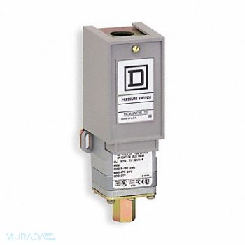 SQUARE D Pressur Swtch Diaphrgm 5 to 250 psi SPDT, 1A353