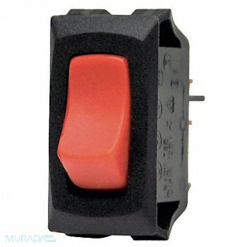 CARLING TECHNOLOGIES Lighted Rocker Switch SPST 3 Connections, 1A824