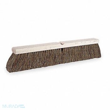 TOUGH GUY Push Broom Head Threaded 24 Sweep Face, 2PY50