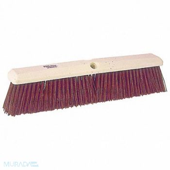 TOUGH GUY Push Broom Head Threaded 24 Sweep Face, 1A847