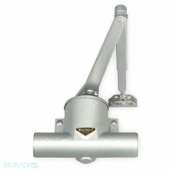 NORTON DOOR CONTROLS D1124 Hydraulic Door Closer Right Handed Alum, 1ABN4