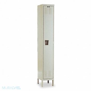 HALLOWELL G3738 Wrdrb Lockr Lvrd 1 Wide 1 Tier Tan, 1AEF4