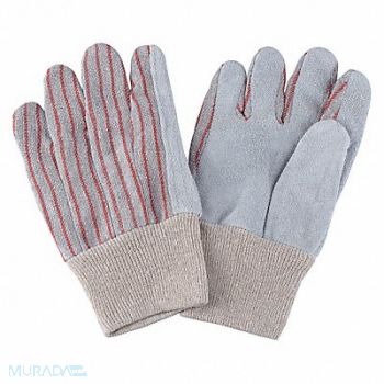 CONDOR D1564 Leather Gloves Red Striped L PR, 1AD97