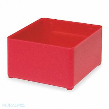 LISTA Plastic Box Red, 1AGF3