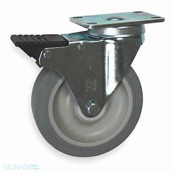 RUBBERMAID COMMERCIAL PRODUCTS Swivel Caster, 1AJA1