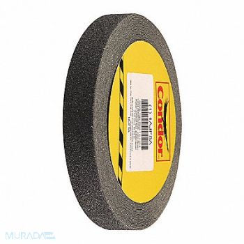 CONDOR AntiSlip Tape 60 ftLx1 inW BLK 46 Grit, 1AJF5