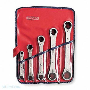 PROTO Box End Wrench Set Fll Plsh Stndrd SAE, 1AKR2