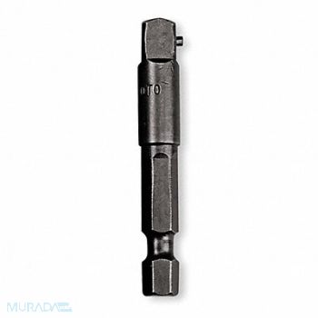 PROTO Impct Skt Adpt Steel Blk Oxd 1/4 in, 1AT22