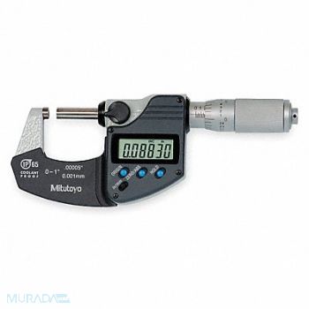 MITUTOYO Electronic Micrometer 1 In Cert, 1ARD4