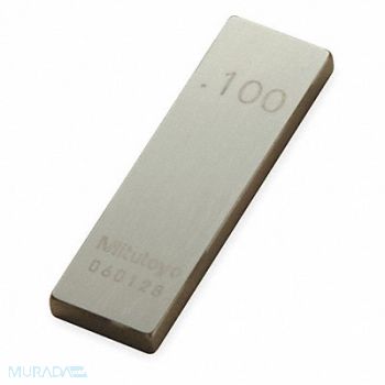 MITUTOYO Gage Block Rectangular 0.10 In ASME 0, 1ARU3