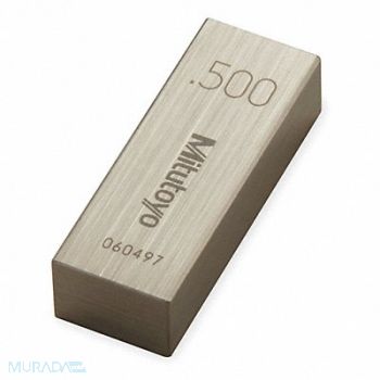 MITUTOYO Gage Block Rectangular 0.50 In ASME 0, 1ARU4