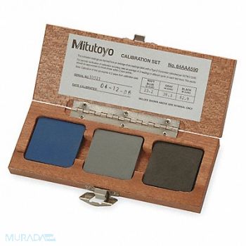 MITUTOYO Calibration Set Shore D Range 20 40 80, 1ARU6